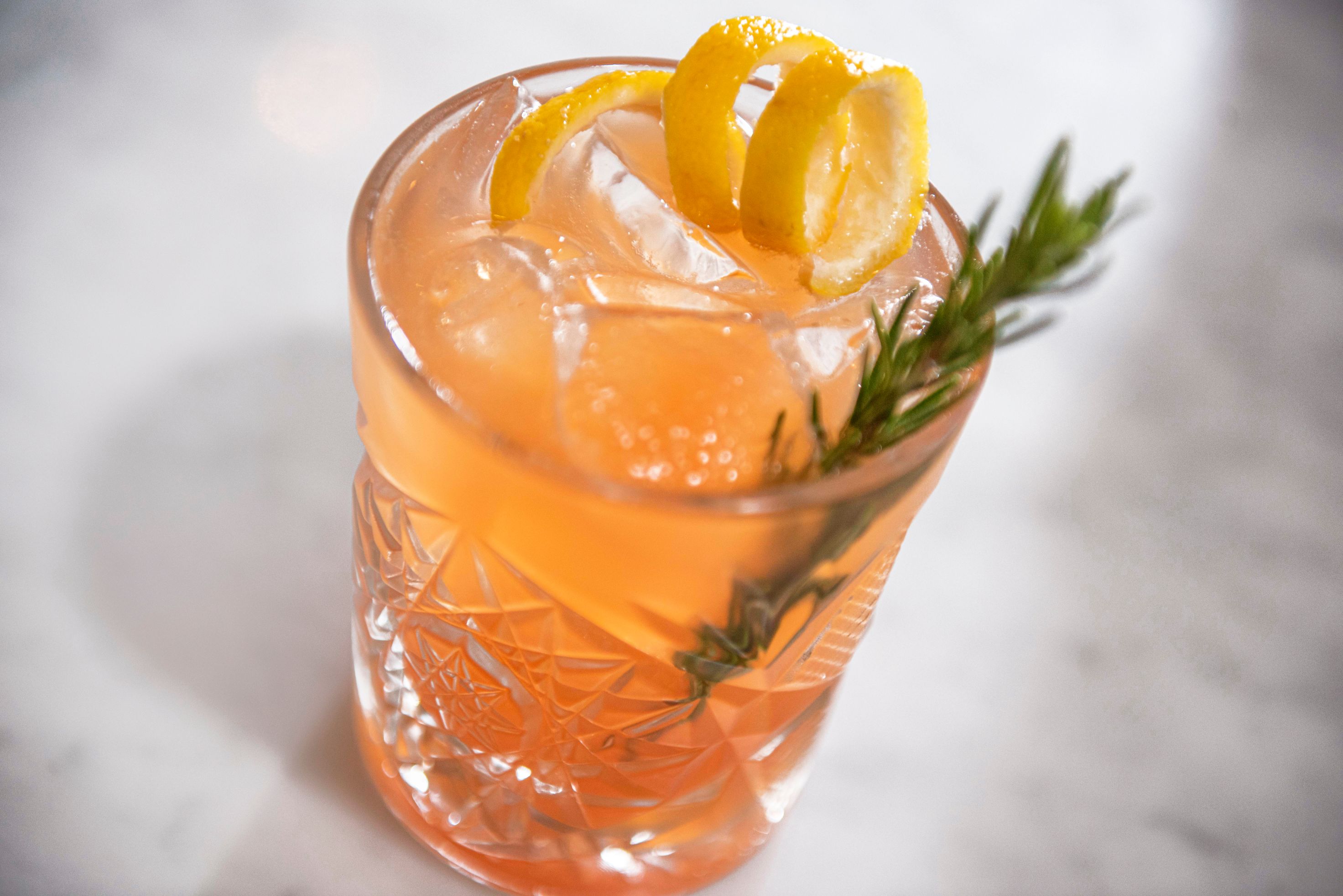 Lava cake on a plate with golden dessert knife